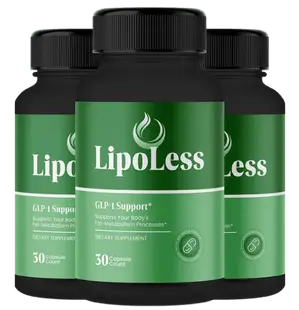 Lipo Less Lipoless multi bottle weight loss supplement package